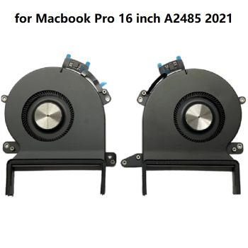 1 Pairs CPU Cooling Cooler Fan for Macbook Pro 16 inch A2485 2021