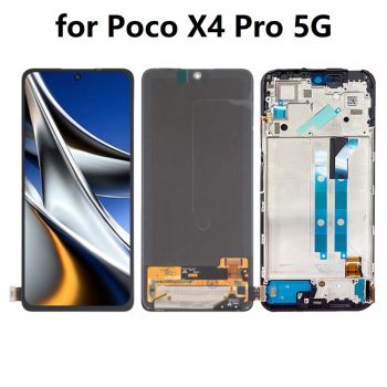 Original AMOLED Display + Touch Screen Digitizer Assembly for Poco X4 Pro 5G