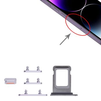 Dual SIM Card Tray + Side Keys for iPhone 14 Pro