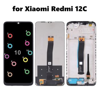 LCD Display + Touch Screen Digitizer Assembly for Xiaomi Redmi 12C