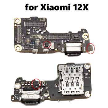 Charging Port Connector + SIM Card Reader Board for Xiaomi 12X