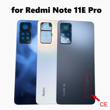 Battery Back Cover with Camera Lens for Redmi Note 11E Pro