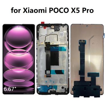 AMOLED Display + Touch Screen Digitizer Assembly for POCO X5 Pro