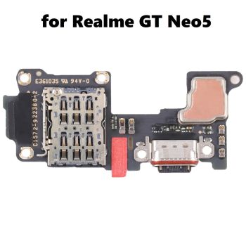 Original SIM Card Reader + Charging Port Board for Realme GT Neo5