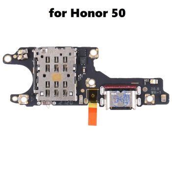 Original SIM Card Reader + Charging Port Board for Honor 50