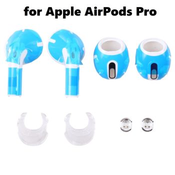 1 Pair Left Right Full Housing Cover for Apple AirPods Pro