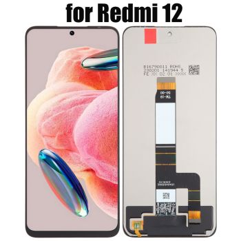 LCD Display + Touch Screen Digitizer Full Assembly for Redmi 12