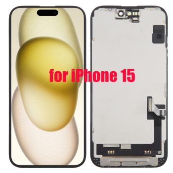 OLED Display + Touch Screen Digitizer Assembly for iPhone 15