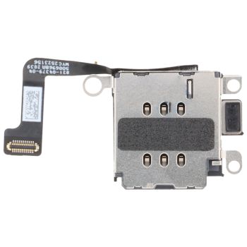 SIM Card Holder Socket with Flex Cable for iPhone 15 Plus