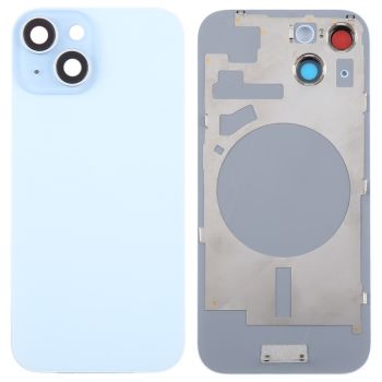 Glass Battery Back Cover with Camera Lens Cover for iPhone 15 Plus