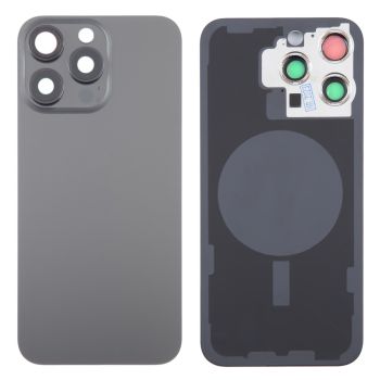 Glass Battery Back Cover with Camera Lens Cover for iPhone 15 Pro
