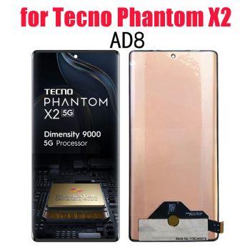AMOLED Display + Touch Screen Digitizer Assembly for Tecno Phantom X2