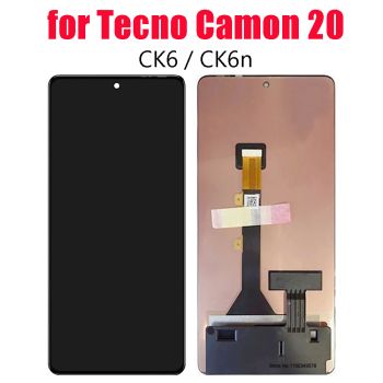 AMOLED Display + Touch Screen Digitizer Assembly for Tecno Camon 20