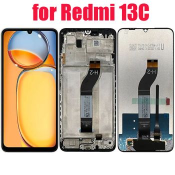 LCD Screen with Digitizer Full Assembly for Redmi 13C 
