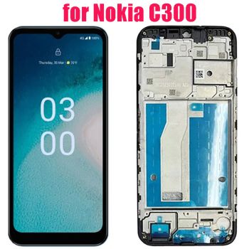LCD Display + Touch Screen Digitizer Assembly for Nokia C300