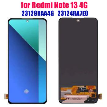 AMOLED LCD Screen Digitizer Full Assembly for Redmi Note 13 4G