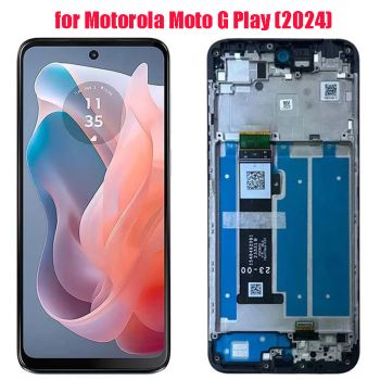 LCD Screen with Digitizer Full Assembly for Motorola Moto G Play (2024)