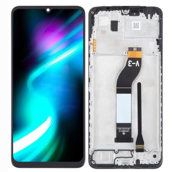 LCD Screen Digitizer Full Assembly with Frame for Xiaomi Redmi 13R 5G