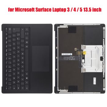 UK Keyboard with C Shell + Touch Board for Microsoft Surface Laptop 3 / 4 / 5 13.5 inch