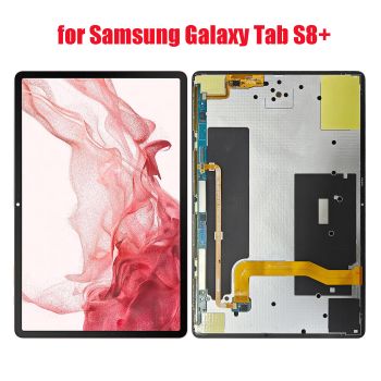 Original LCD Screen with Digitizer Full Assembly for Samsung Galaxy Tab S8+ SM-X800/X806