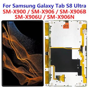 Original LCD Screen with Digitizer Full Assembly for Samsung Galaxy Tab S8 Ultra SM-X900/X906