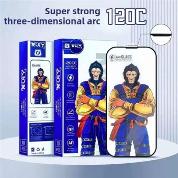 For Redmi K90 Pro Max 10pcs Armor Super-Strong 3D Curved 120C Anti-Static High-Aluminum Screen-Printed HD Tempered Glass Film