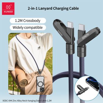 XUNDD XDDC-044 Zinc Alloy Bracelet Data Cable 1.2M