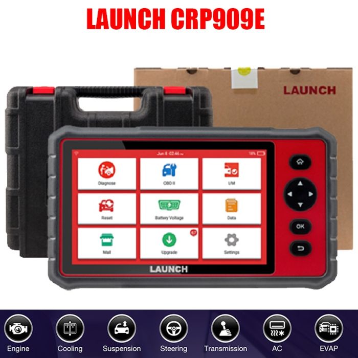  LAUNCH CRP909E OBD2 Valise Diagnostic Auto Tous Les