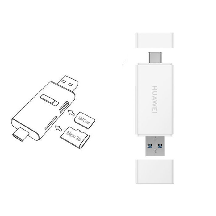 Huawei 2-in-1 Card Reader - Micro SD & NM Card