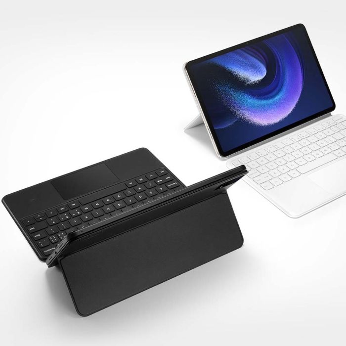 Rotatable Case Keyboard Pour Xiaomi Pad 6 Pro 11 Mi Pad 6 11.0 Avec  Emplacement Pour Stylo Clavier Sans Fil Détachable De Charge Étui En Cuir  PU Faux - Temu France