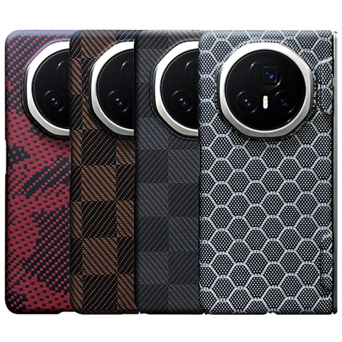 Honor Magic V3 600D Carbon Fiber Hinge Central Axis MagSafe Case