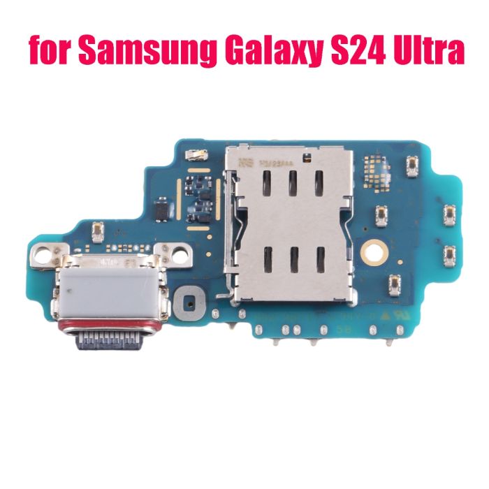 Samsung Galaxy S24 Ultra 5G Charging Port + SIM Card Reader Board
