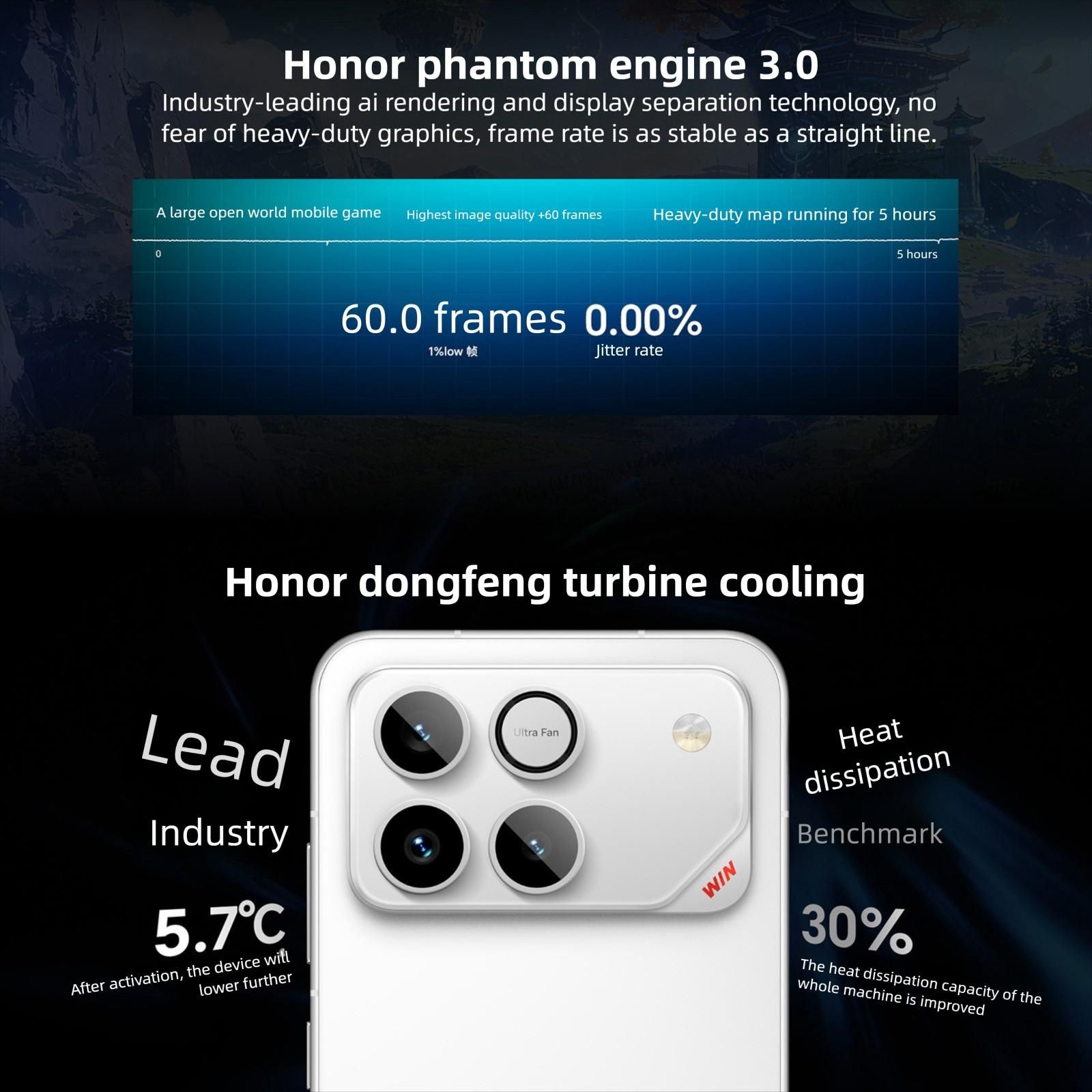 Honor WIN 5G Dual SIM, 16GB+512GB Phone (Chinese Version) 15 Honor WIN, 3D Ultrasonic Fingerprint, 10000mAh Battery, 6.83 inch MagicOS 10.0 / Android 16 Snapdragon 8 Elite Gen 5 Octa Core, Network: 5G, NFC, OTG