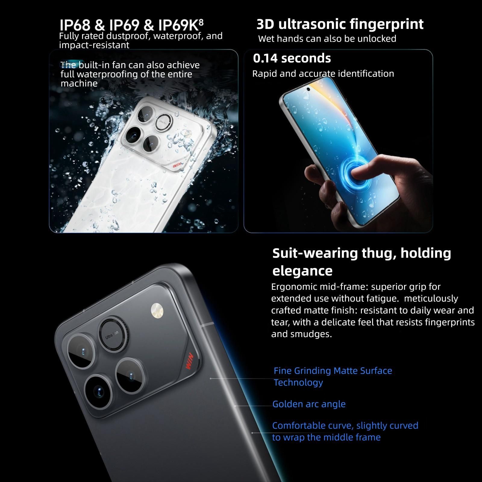 Honor WIN 5G Dual SIM, 16GB+512GB Phone (Chinese Version) 16 Honor WIN, 3D Ultrasonic Fingerprint, 10000mAh Battery, 6.83 inch MagicOS 10.0 / Android 16 Snapdragon 8 Elite Gen 5 Octa Core, Network: 5G, NFC, OTG