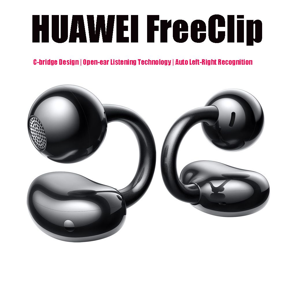 HUAWEI FreeClip Ear Clip Headphones 8 hours of continuous playback near-ear  listening Comfortable and stable wearing earphone - AliExpress