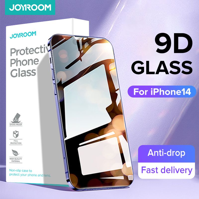 Compre Joyroom JR-LJ3 Para Iphone 14 Pro 6.1 Pulgadas / 14 Pro Max 6.7  Pulgadas Lente de Vidrio Templado Protector HD Película de Cubierta  Completa de Pegamento Completo en China
