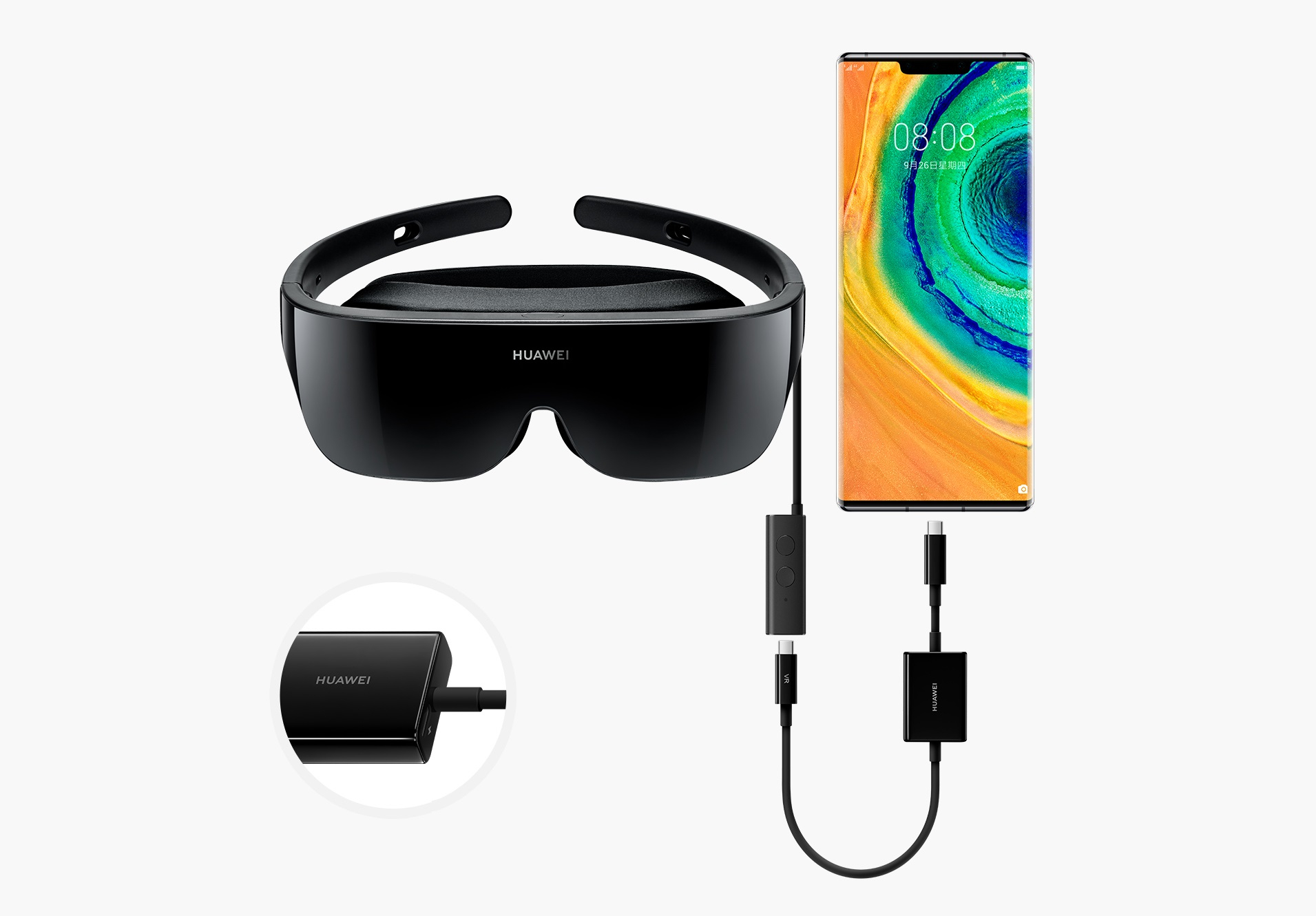 3d VR gafas negro para Huawei y7 2019 virtual reality box glasses 