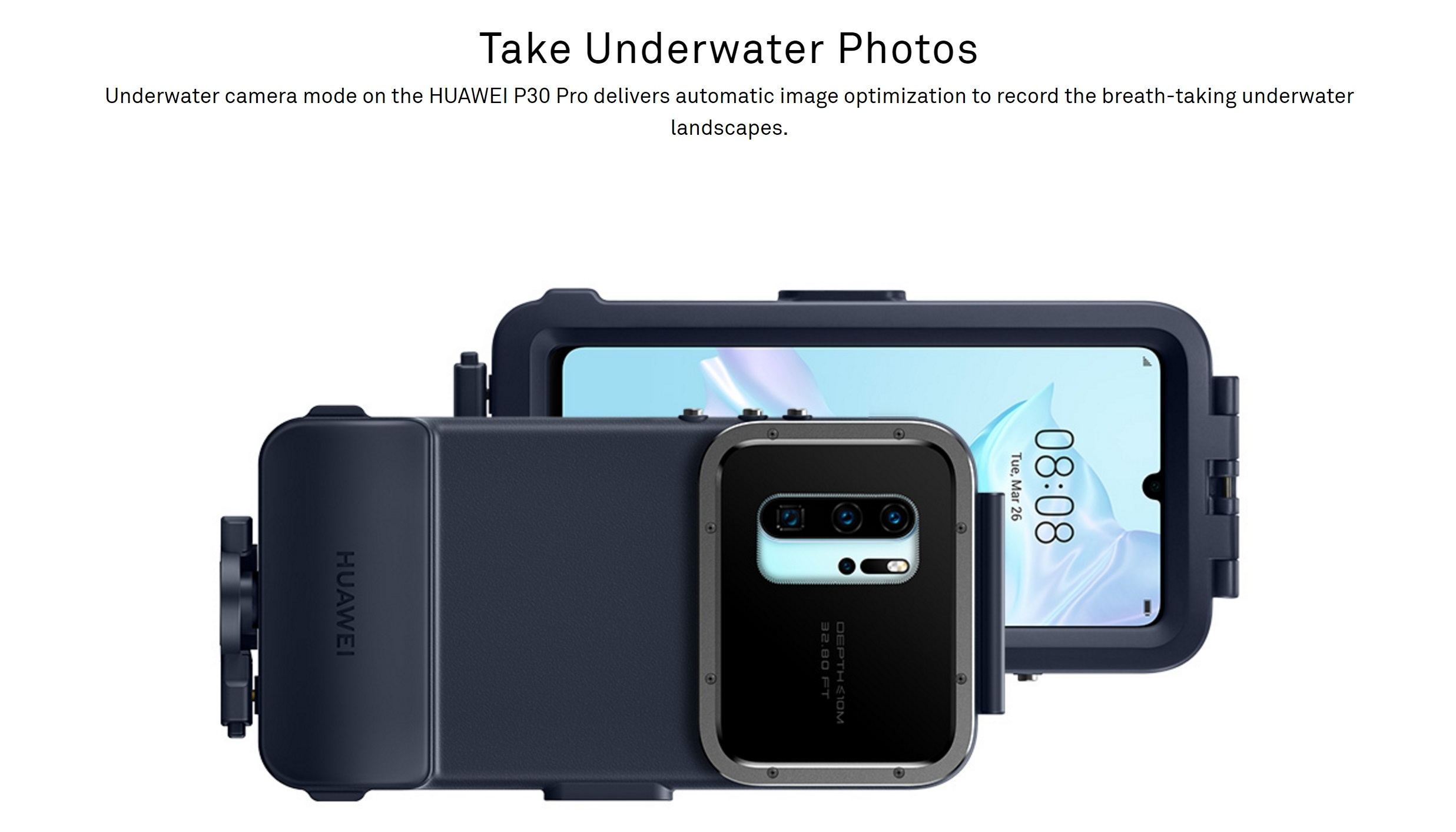huawei p30 pro snorkelling case