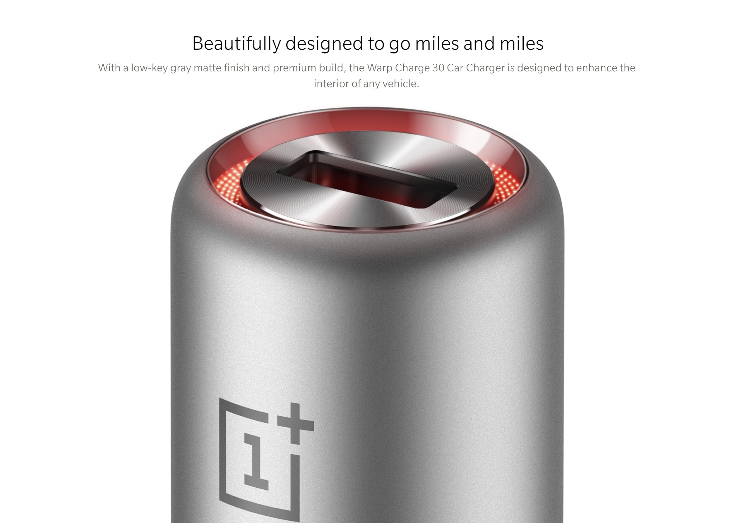 OnePlus Warp Charge 30 Car Charger