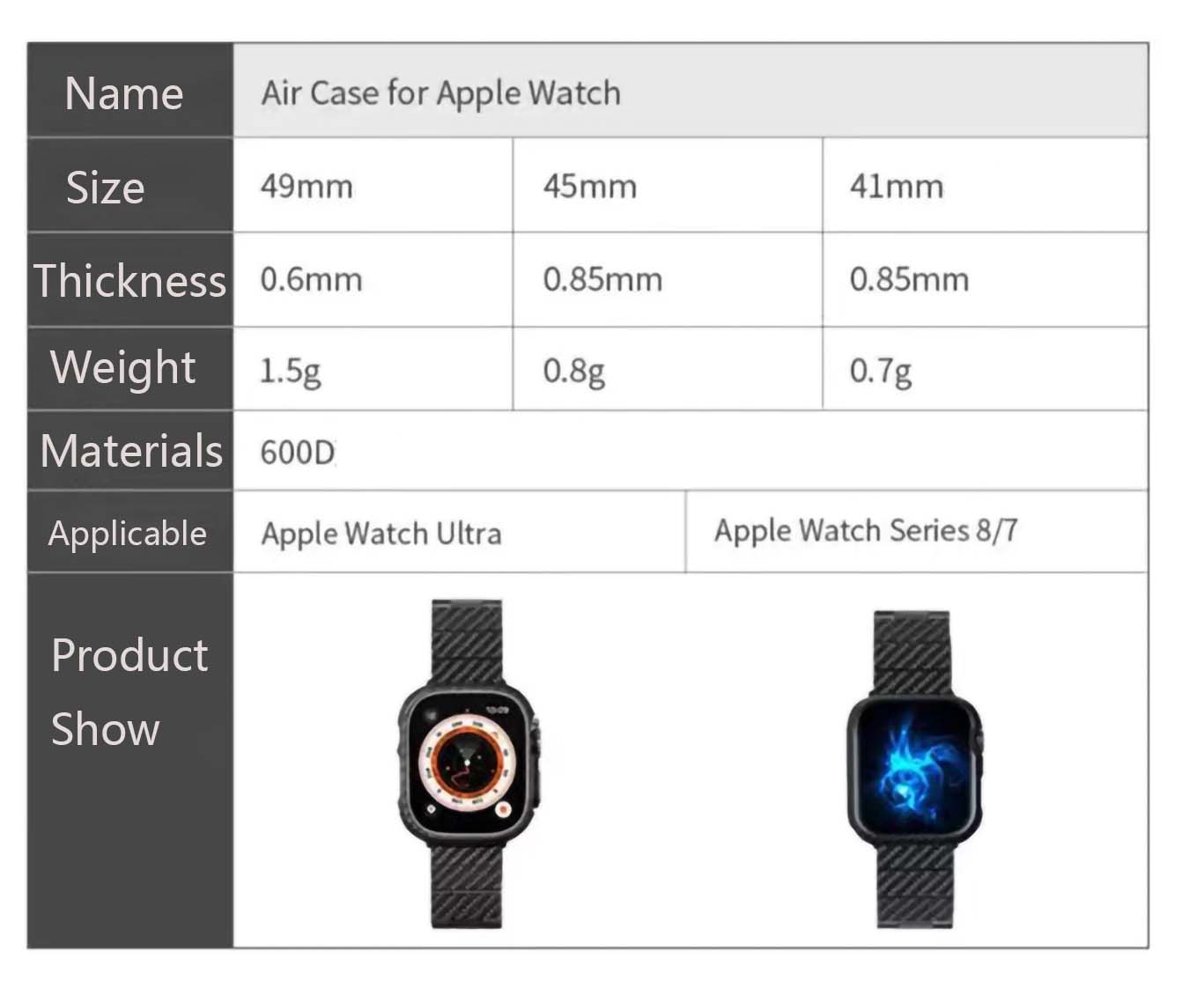 Apple Watch Carbon Case
