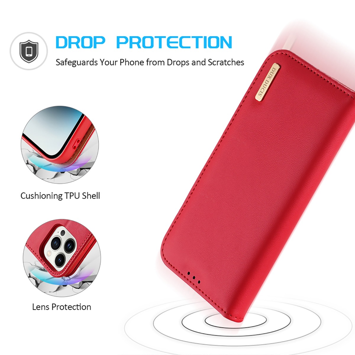 iPone 15 Pro Max Plus Leather Case