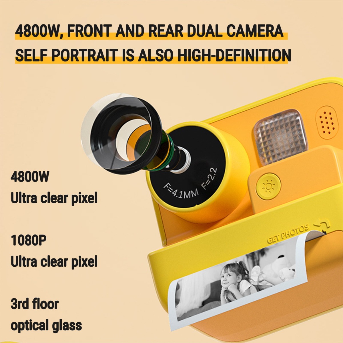 Children Instant Print Camera