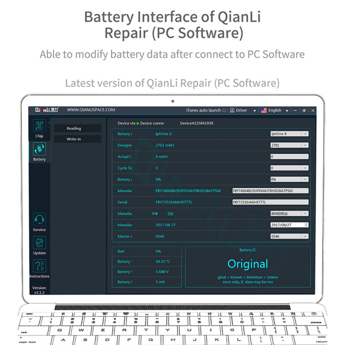 Qianli iCopy Plus 2.2 Repair Detection Programmer 