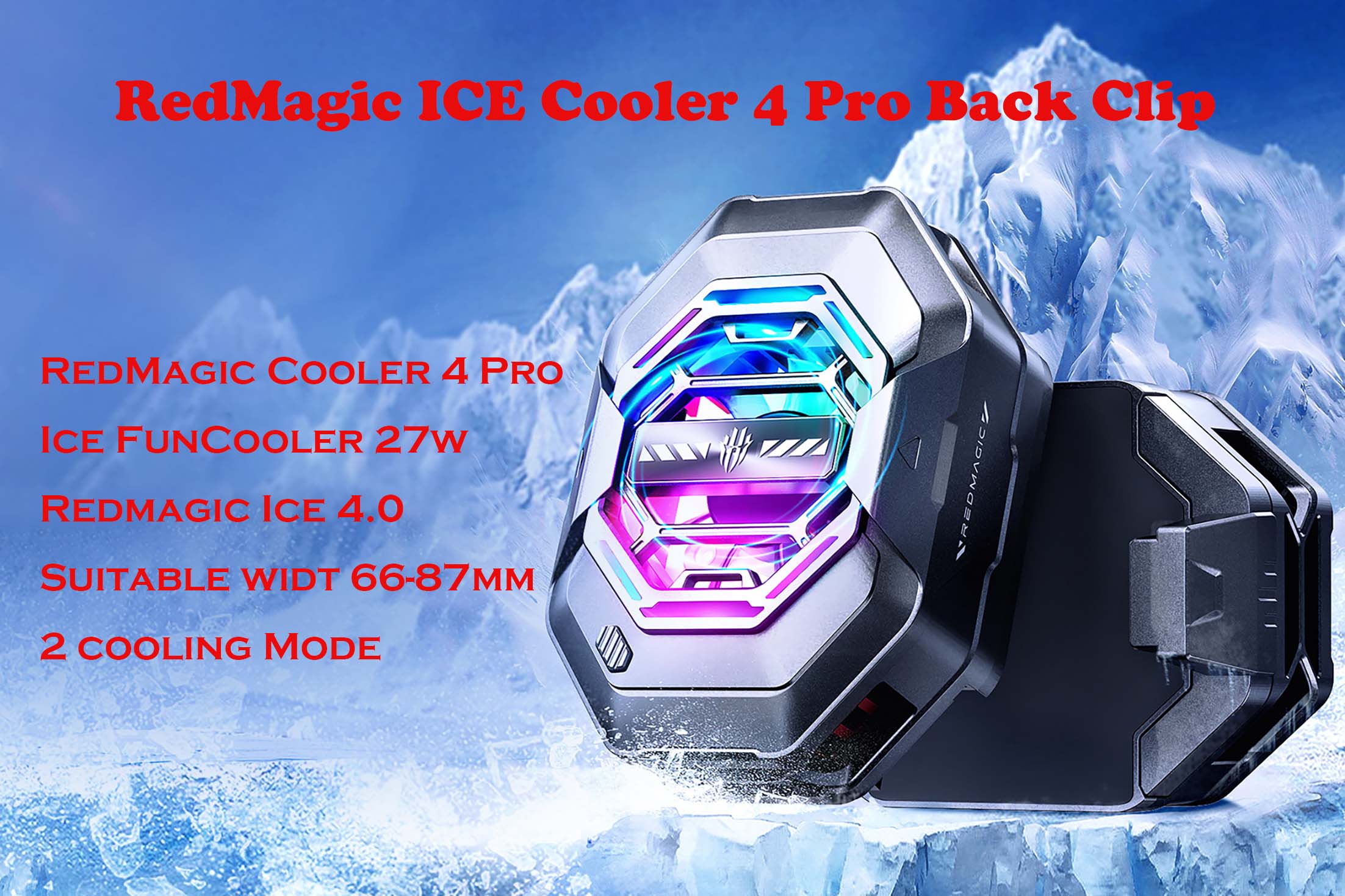 RedMagic ICE Cooler 4 Pro Back Clip Review
