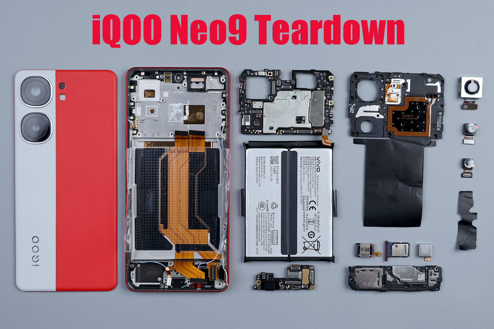 iQOO Neo9 Teardown