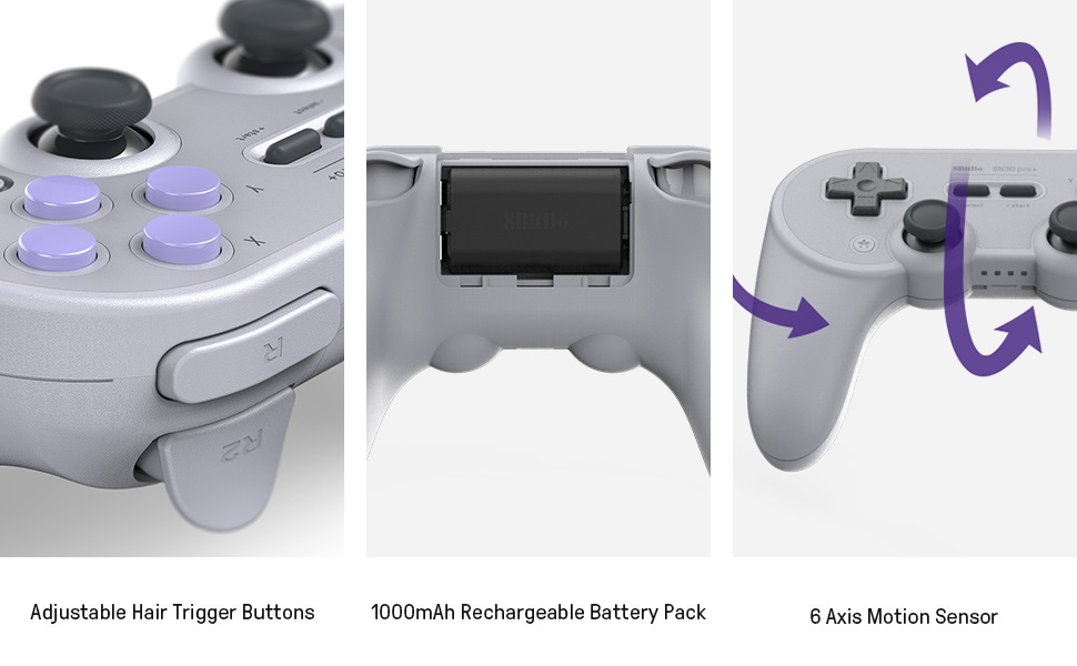 8bitdo Sn30 Pro Bluetooth Gamepad Controller