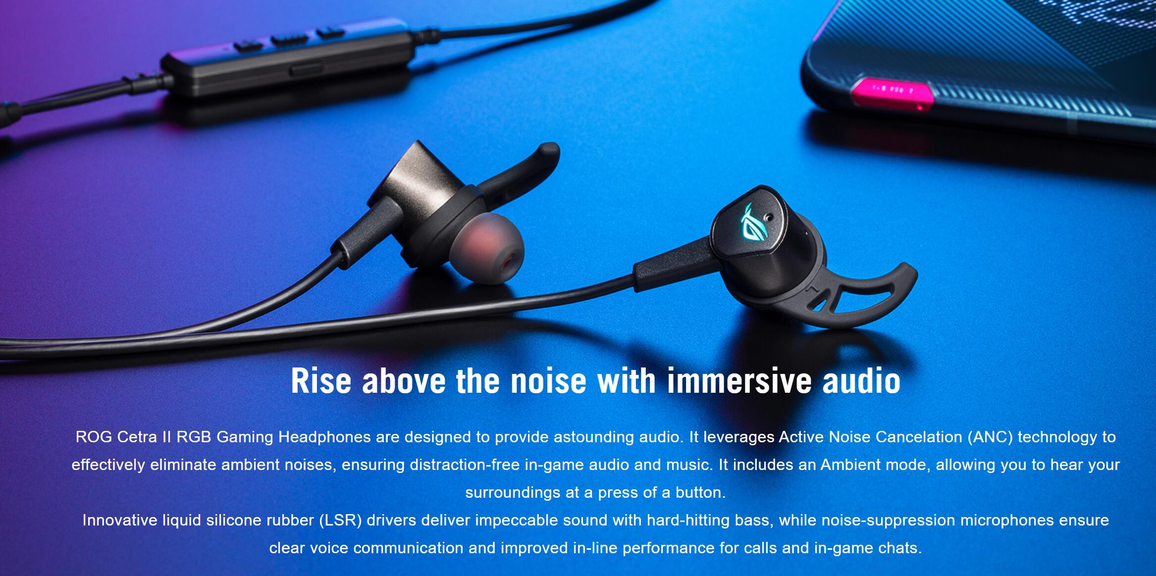 Asus rog cetra sales active noise cancellation