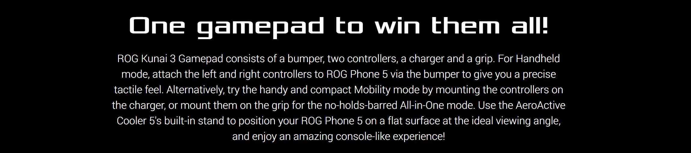 ASUS ROG Kunai 3 Gamepad For ROG Phone 5 3