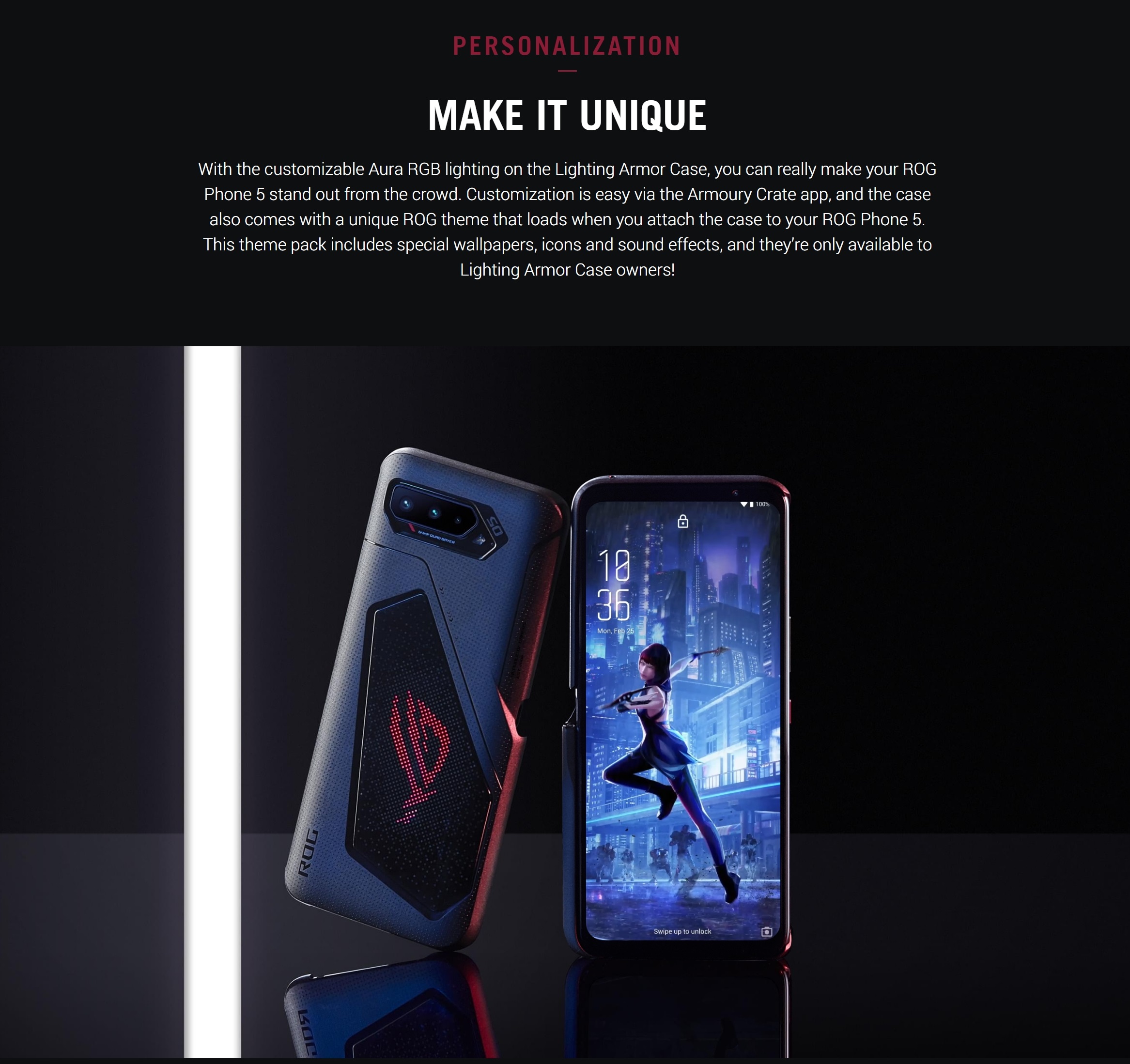 Asus ROG Phone 5 Lighting Armor Case 75