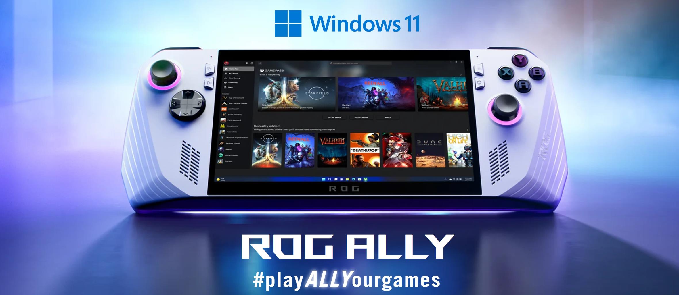 ROG Ally 7 120Hz FHD Touch IPS LED 1080p Display, Handheld Video Game  Consoles by ASUS, AMD Ryzen Z1 Extreme, 16GB RAM|2TB SSD, MicroSD|Wi-Fi 6E